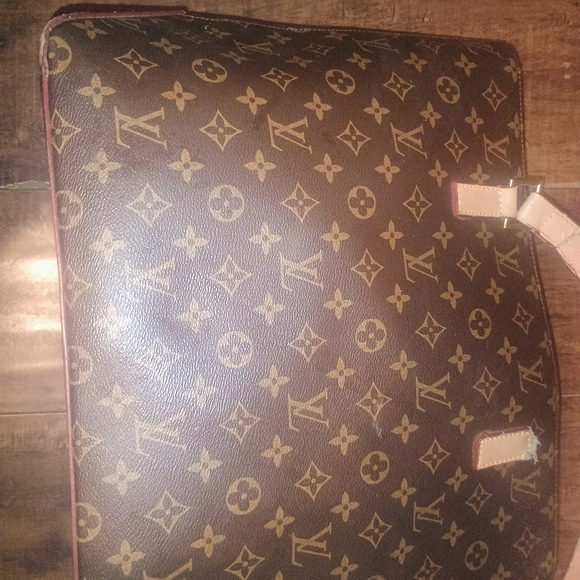 Louis Vuitton Brown Monogram Tote Bag - Picture 2 of 2